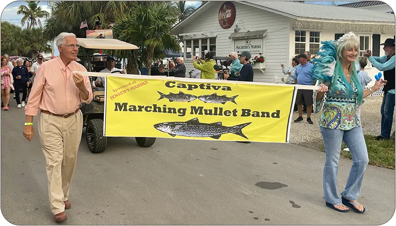 Before the film, the Jensen family once again orchestrated one of their absolutely unique Marching Mullet Band parades. 