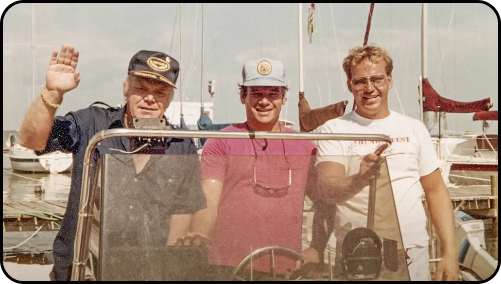 Red, Dave & John Jensen