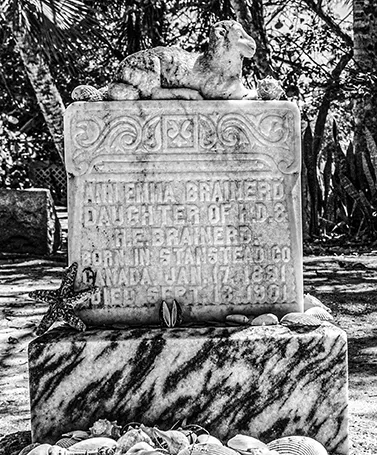 Hattie's daughter Ann purchased the land which became Captiva’s Historic Cemetery, and  became the first to be laid to rest there