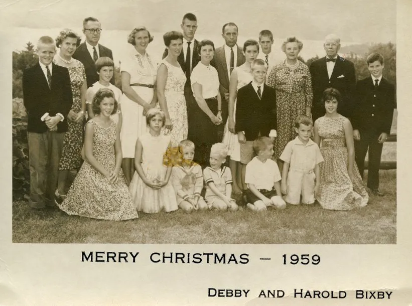 The Bixby Family in 1959