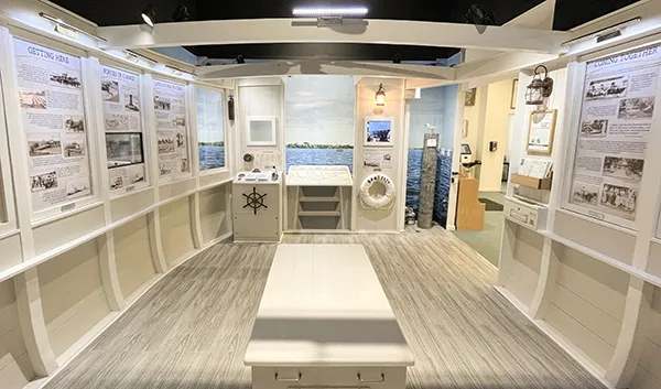 An interior photo of the Santiva